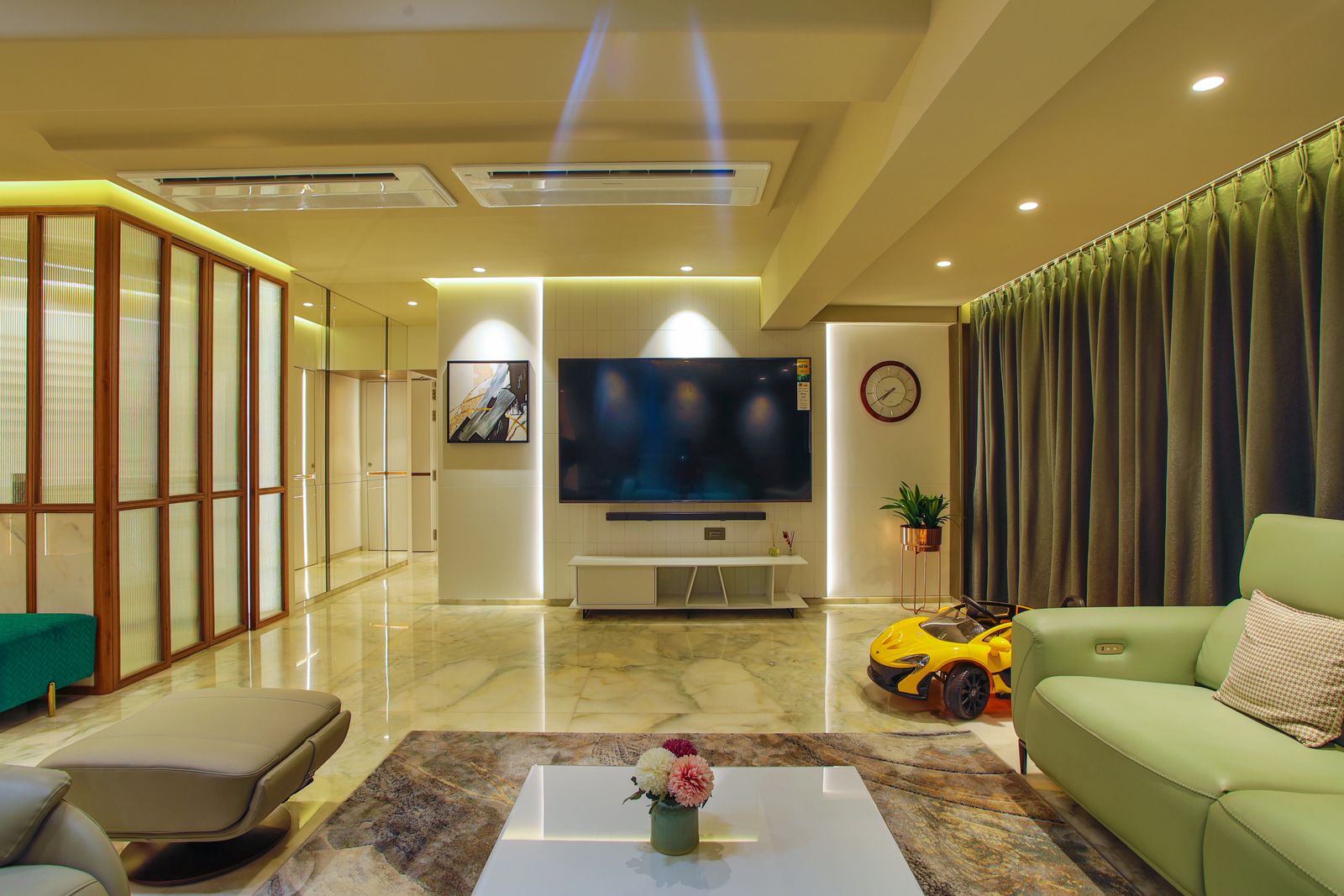 Interior de vivienda de referencia, fotografía de stock
